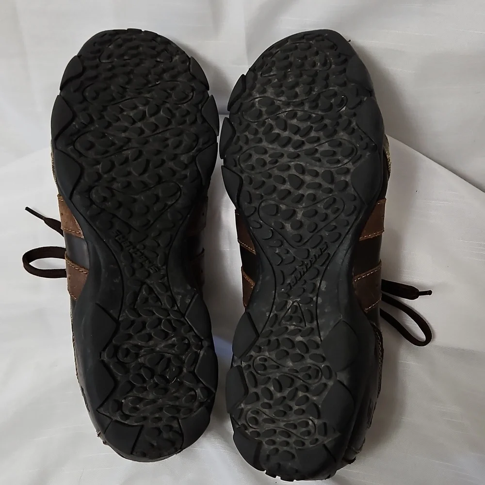 Skechers Men's Size 12 Blake Relaxed Step Brown Leather Casual Work Shoes 63385 - Picture 16 of 16